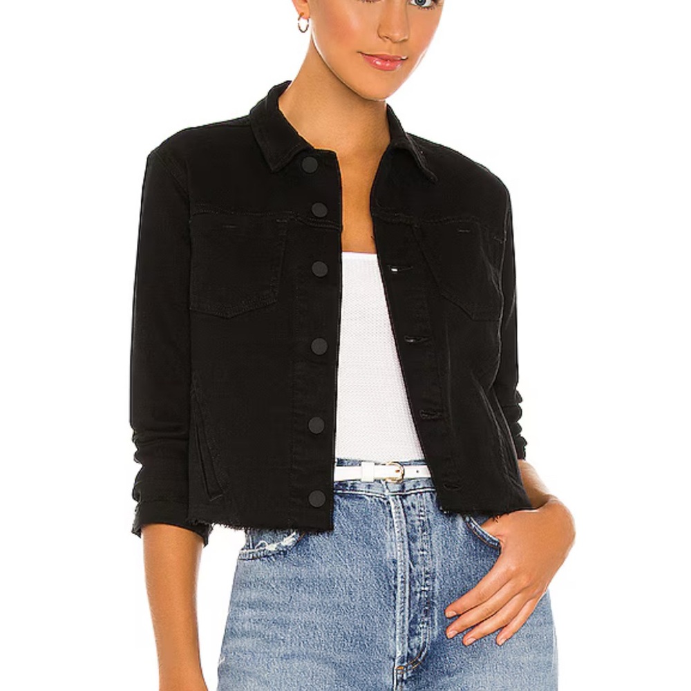 Classic Black Denim Jacket